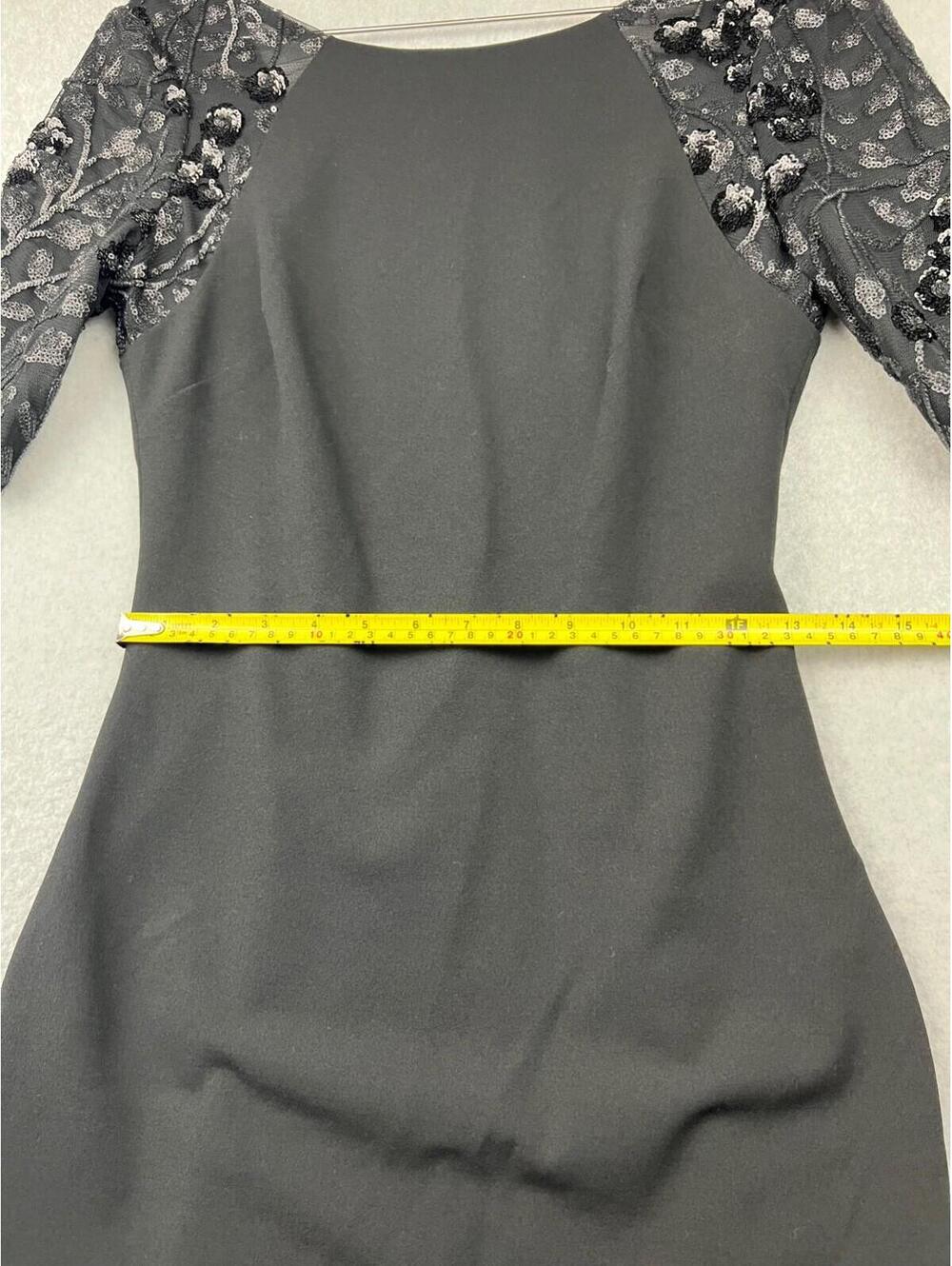 Calvin Klein Women's Sequin Sheath Dress Size 4 Wedding Formal Sophisticated NWT - Picture 13 of 14
